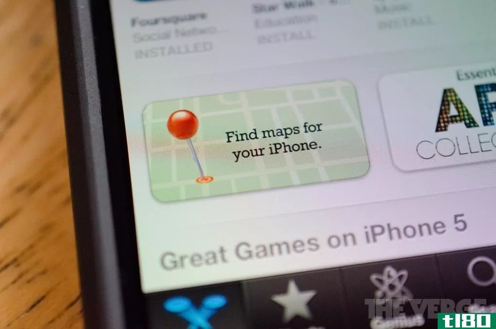 苹果在app store中重点推出第三方地图替代产品