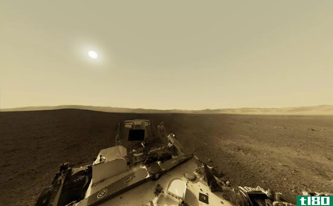 火星全景：好奇号360度全景图