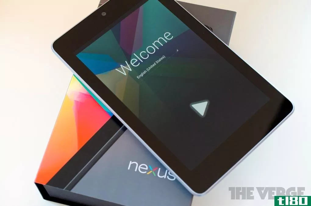 Nexus7广告出现在谷歌头版
