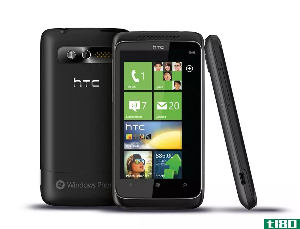 windows phone tango更新推出到verizon htc trophy手机