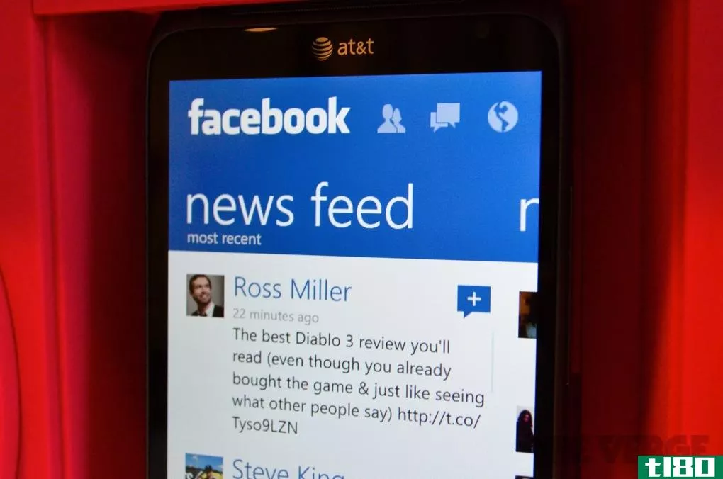 facebook的windowsphone8更新带来了急需的速度提升