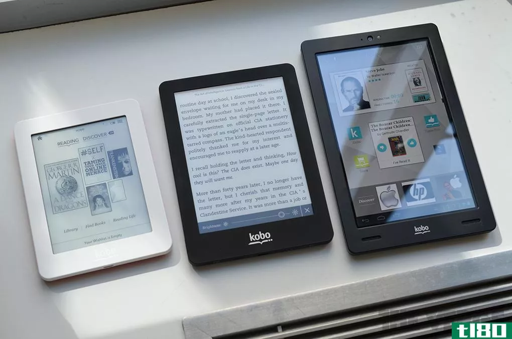 kobo试图通过其新的android平板电脑和电子阅读器（动手）与亚马逊和barnes&noble展开竞争