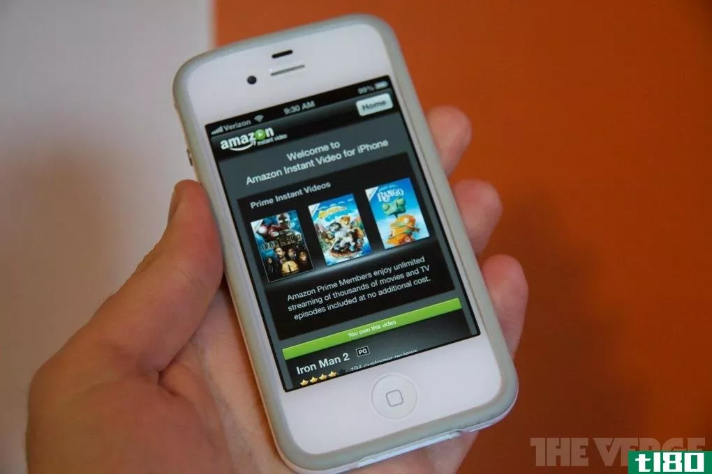 为iphone和ipod touch发布的亚马逊即时视频应用程序