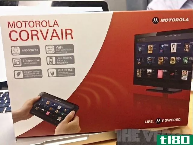 威瑞森公司的一项调查显示，摩托罗拉corvair电视控制器平板电脑重新成为“fios伴侣”
