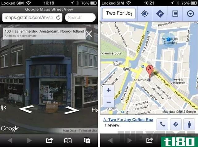 谷歌地图街景现在在ios网络应用中直播