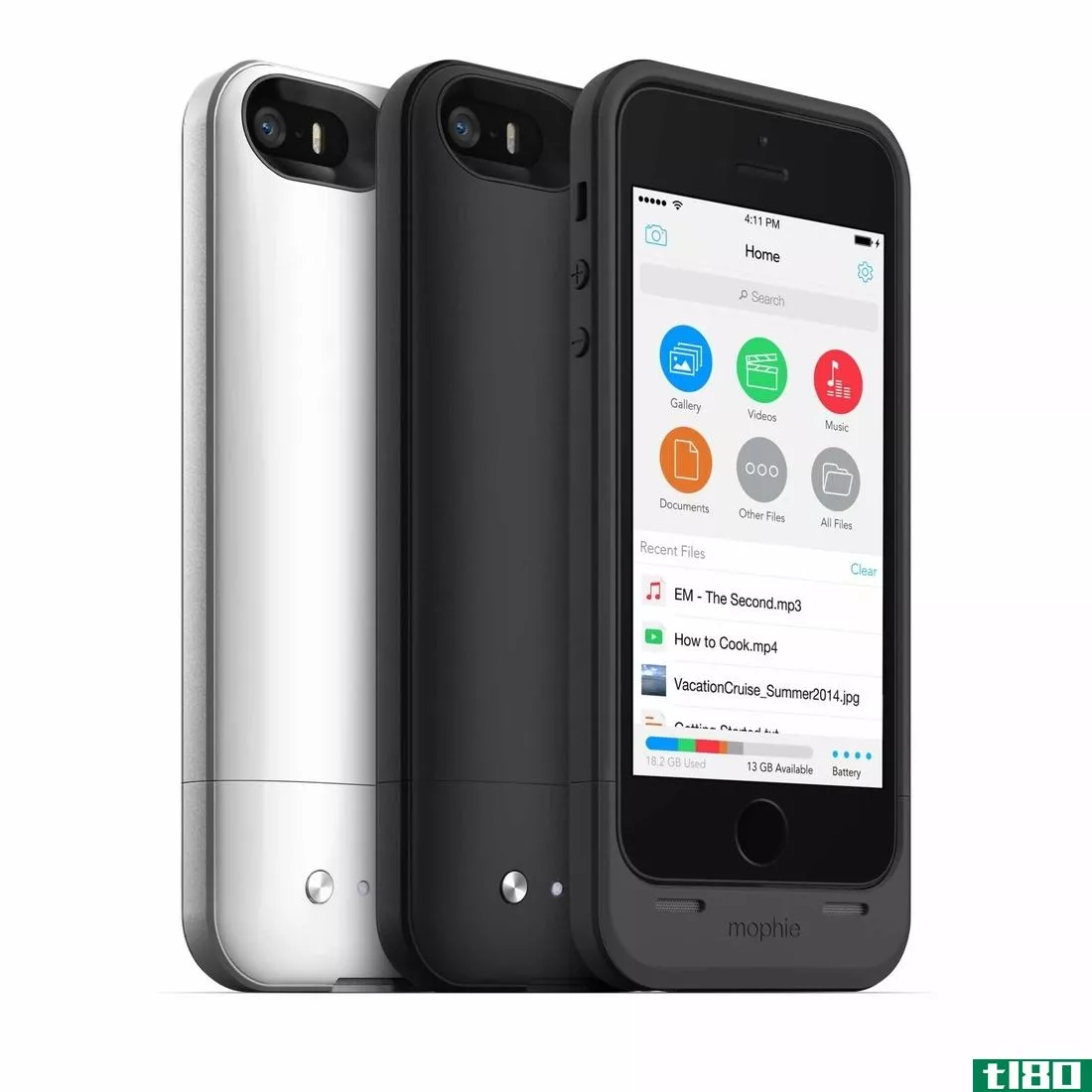 mophie宣布推出新的空间包，iphone内置存储的电池包