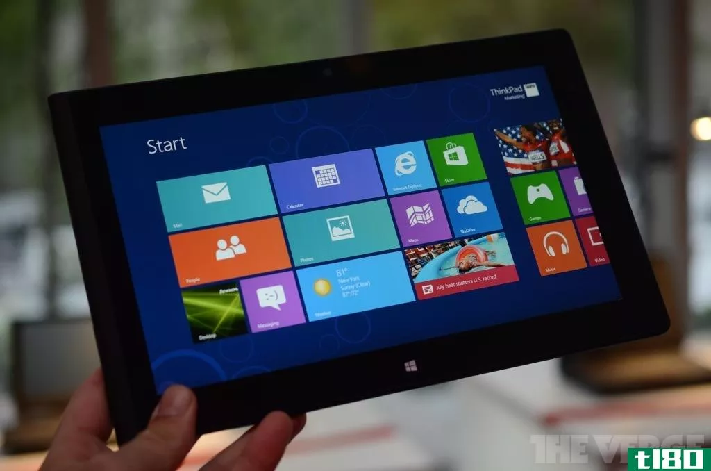 联想宣布推出首款Windows8平板电脑thinkpad tablet 2（动手）