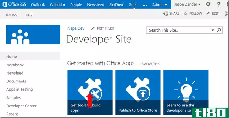 微软推出基于napa云的office365开发工具