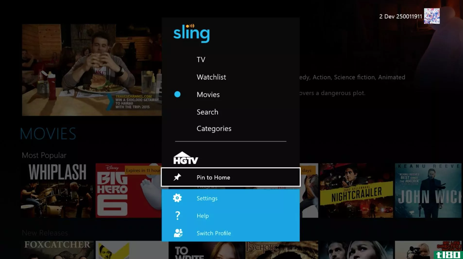 sling tv今天在xbox one上发布，您可以****一个月