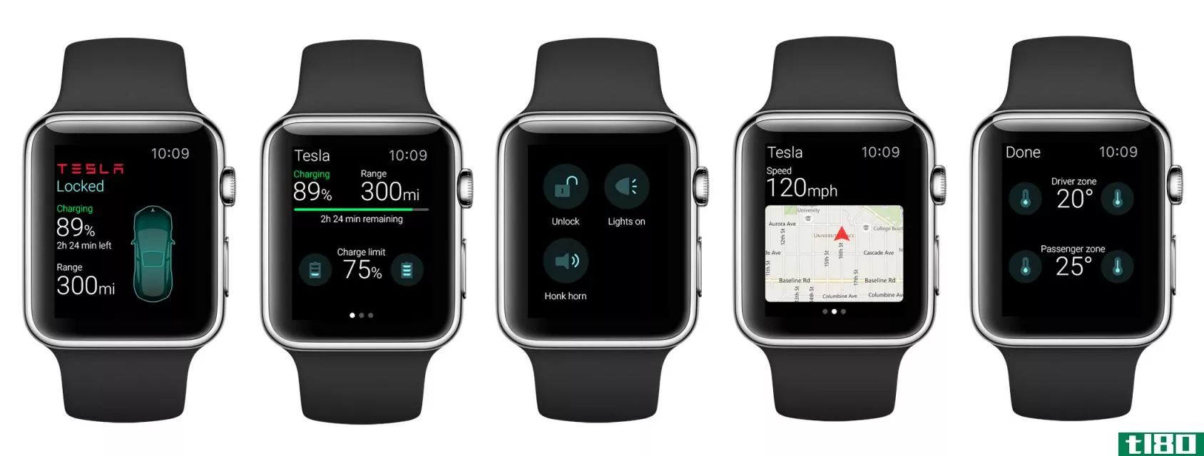 苹果手表应用特斯拉和todoist显示承诺
