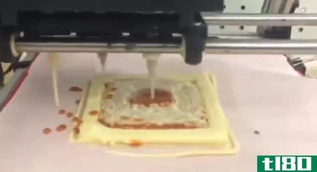 看这个3d打印机让比萨饼适合宇航员