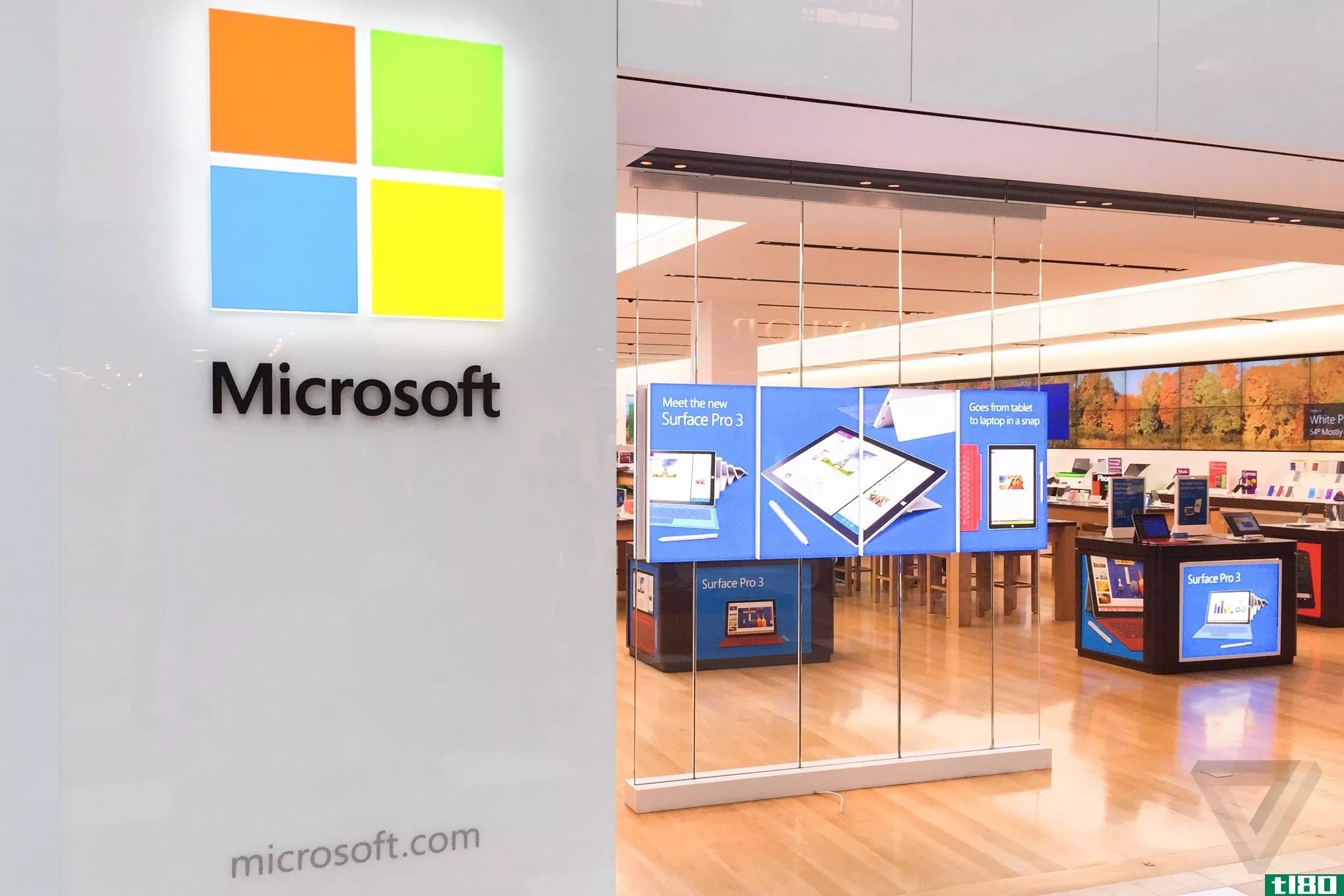 微软在北美以外的第一家在澳大利亚开设的商店