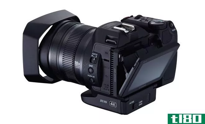佳能的xc10是一个4k摄像机摄影师