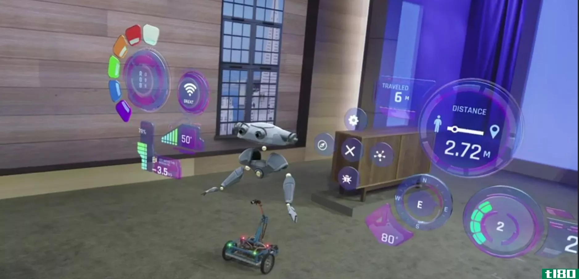 微软用这个可爱的机器人来展示新的全息镜头功能
