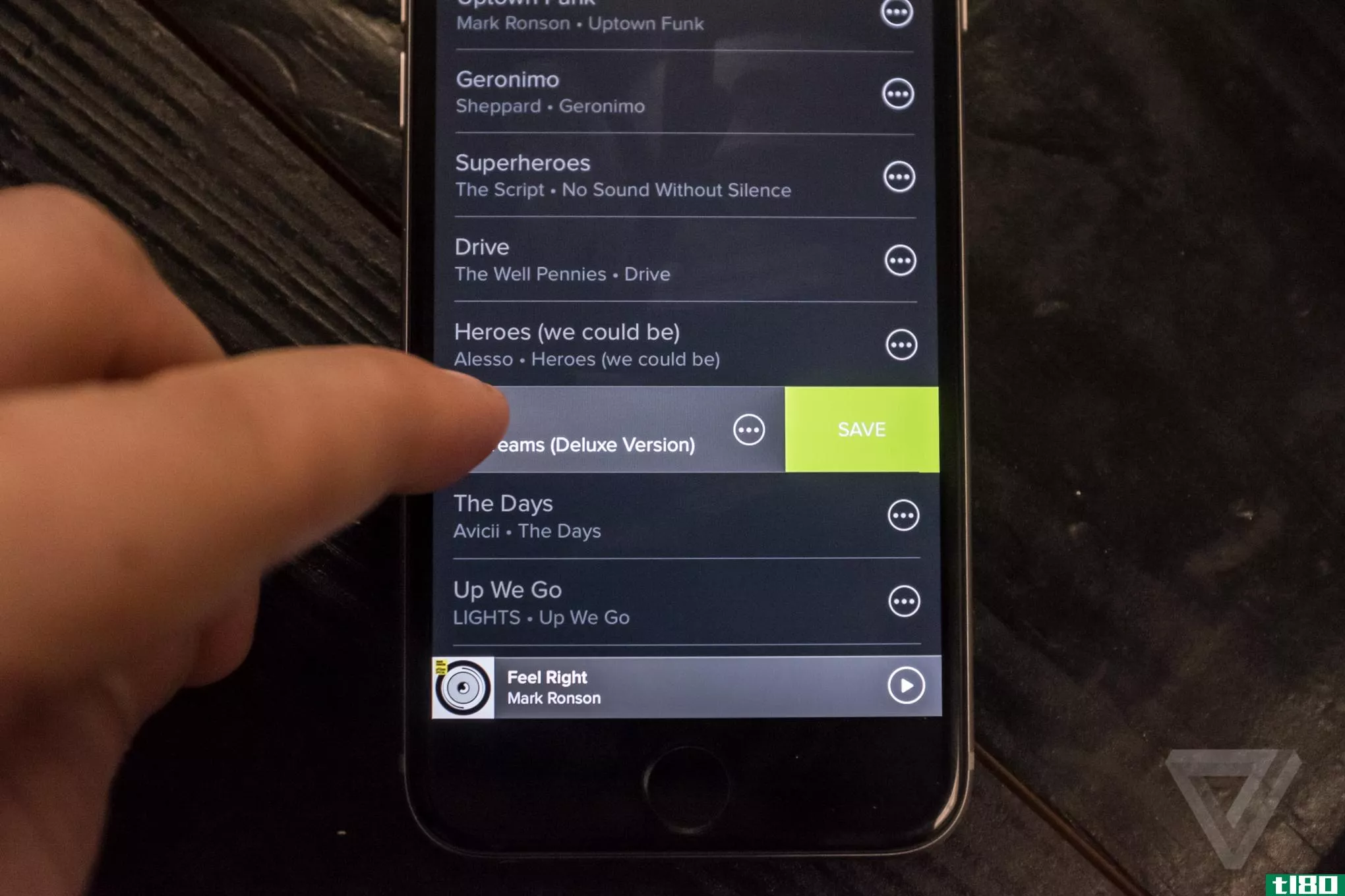 spotify推出了一款全新的音乐发现工具touch preview