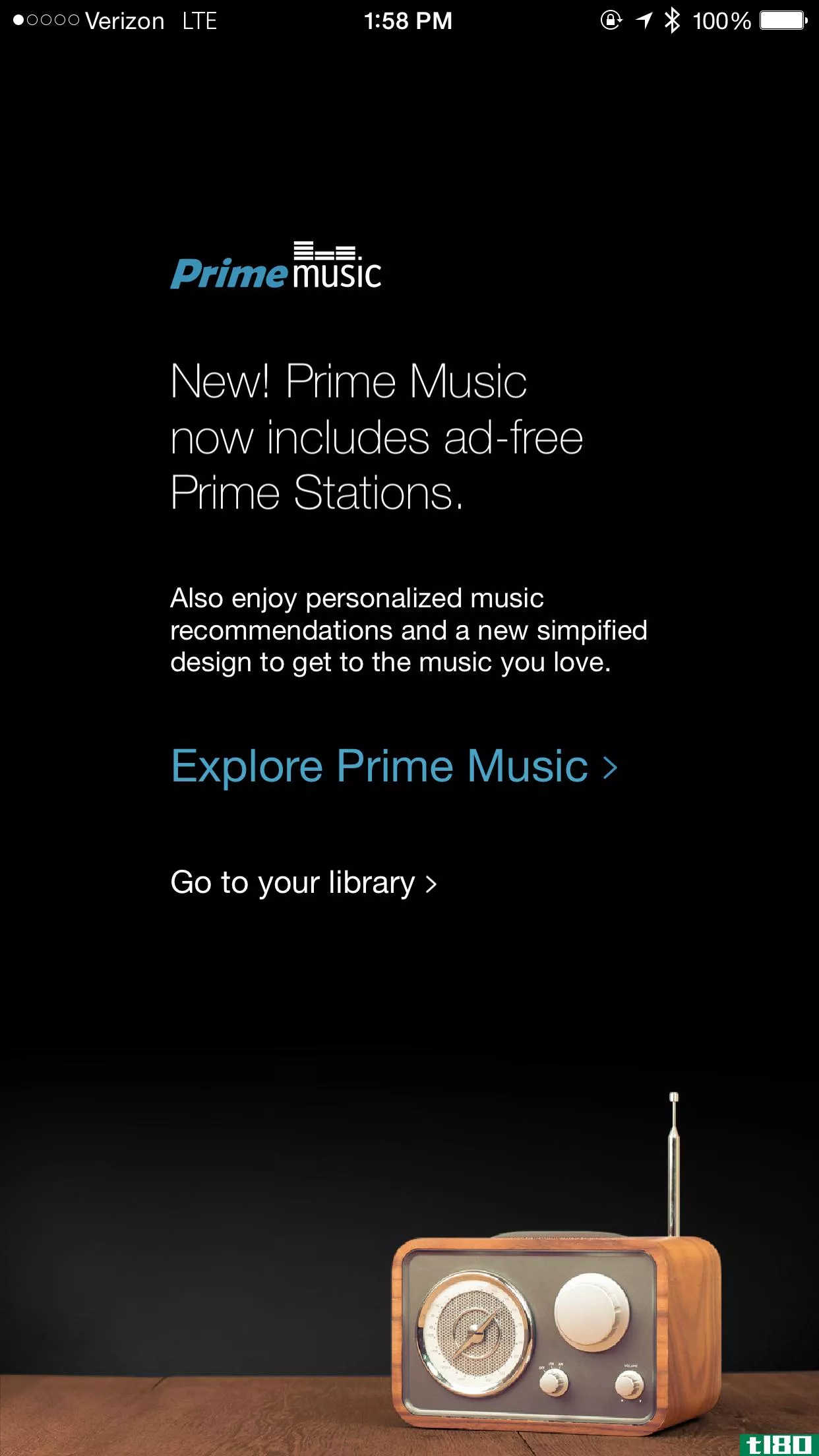 亚马逊的prime music ios应用程序现在流式播放无广告电台