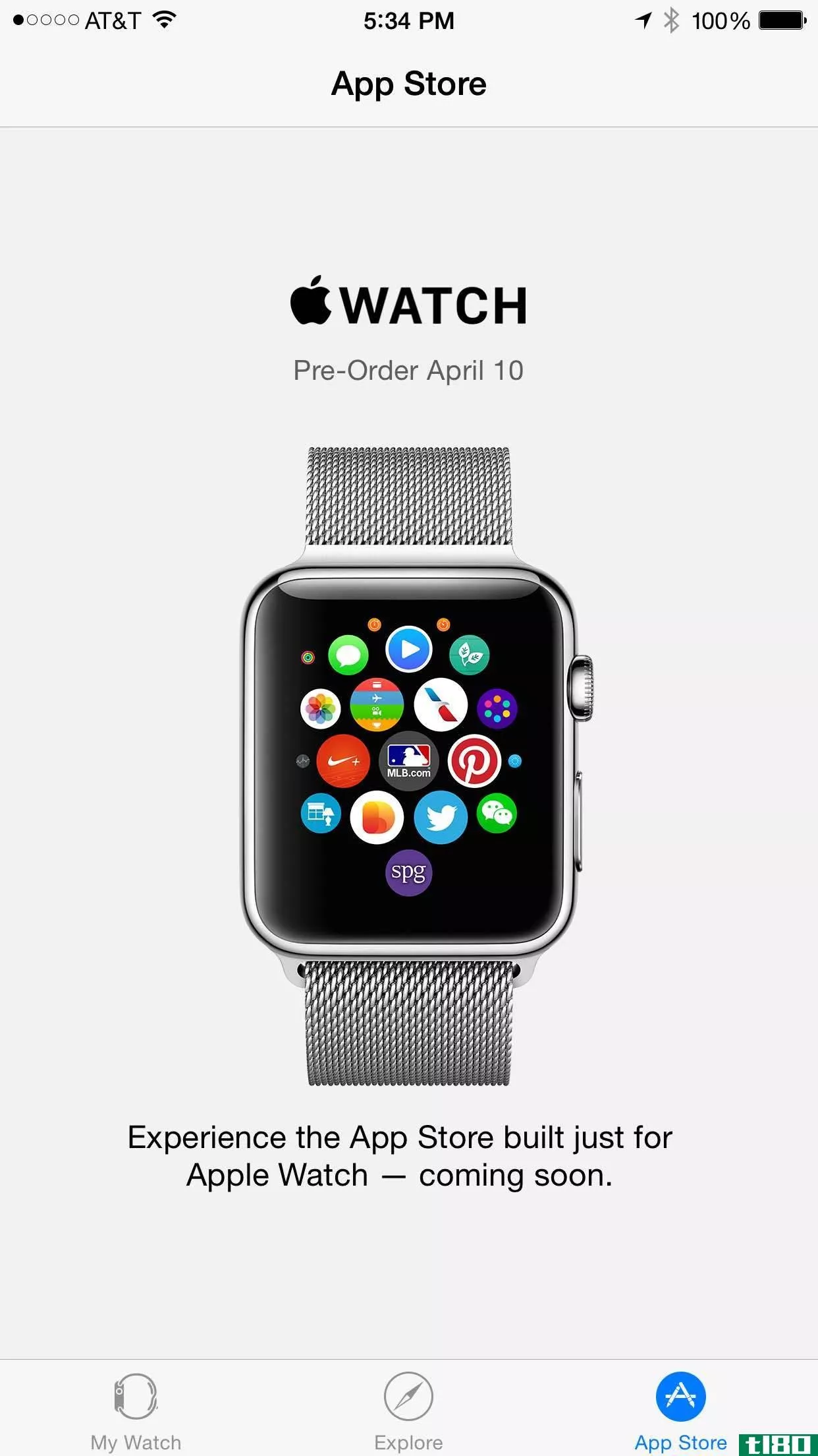 你不拥有的apple watch在你的iphone上已经有了一个应用程序
