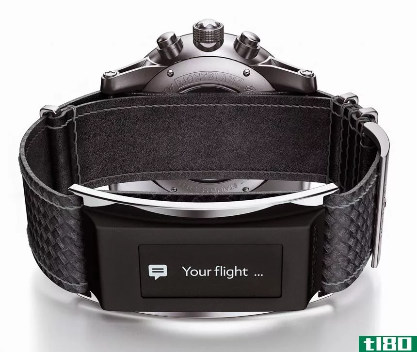 万宝龙宣布推出e-strap表带，为传统手表增色不少