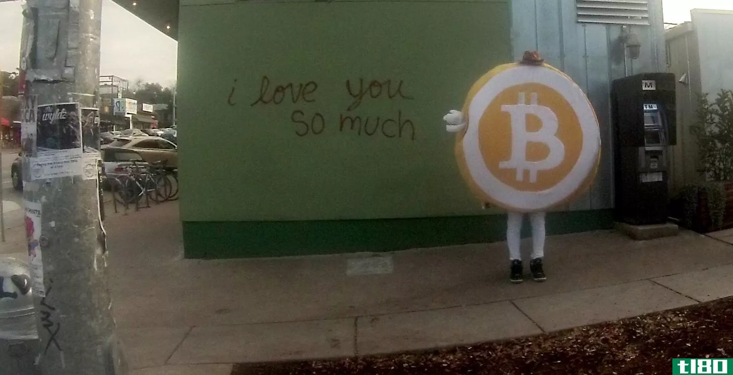 Mr Bitcoin mascot