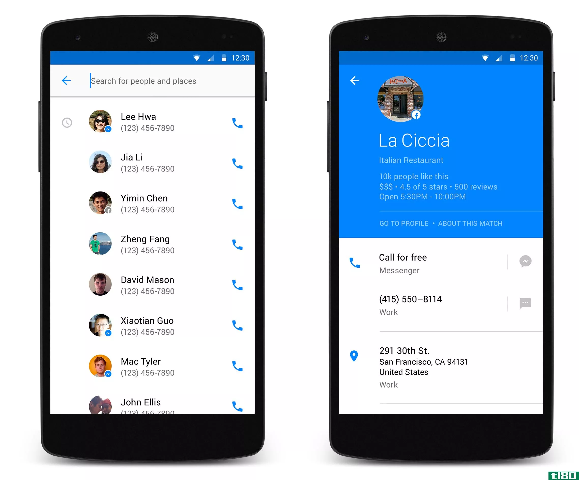 facebook推出了hello，一款取代android拨号程序的应用程序