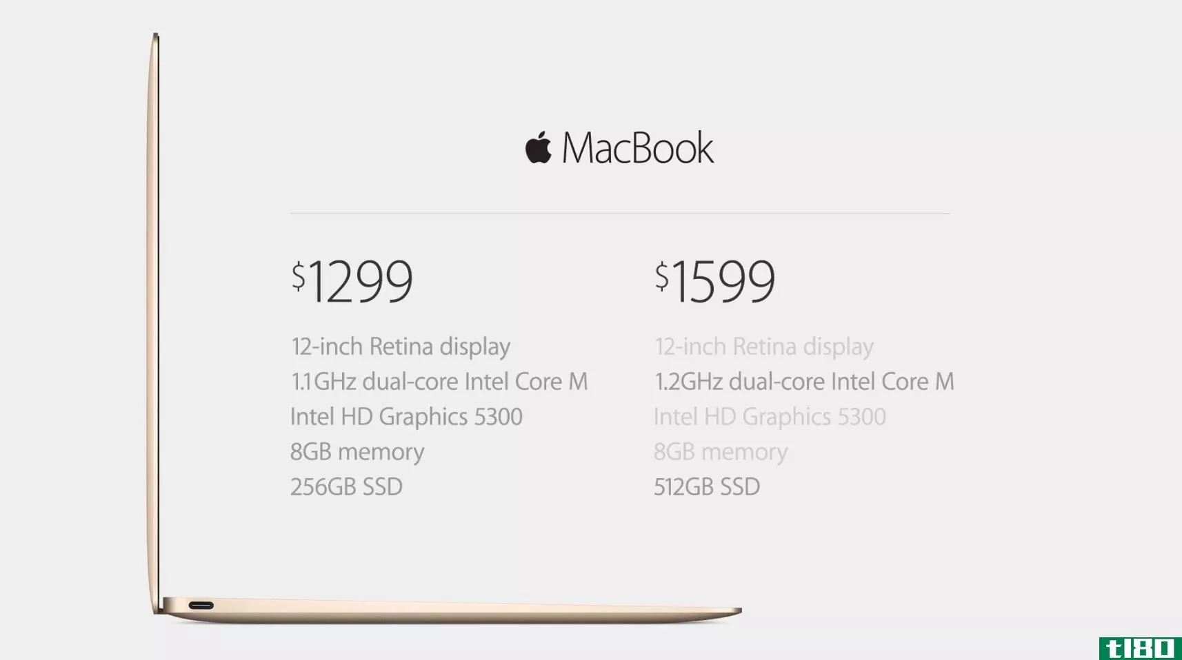 新款macbook发布日期为4月10日，起价1299美元