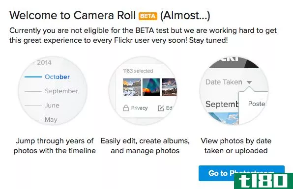 flickr通过一个新的界面和一个时间表向前迈进了一步