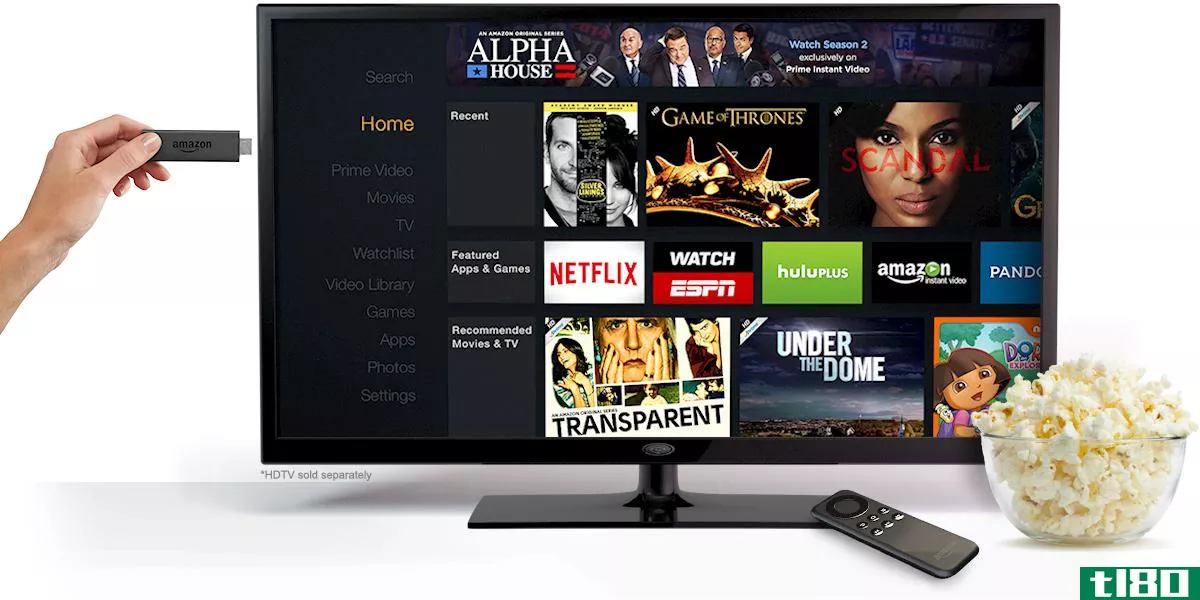 亚马逊推出售价39美元的全新fire电视棒，与chromecast展开较量