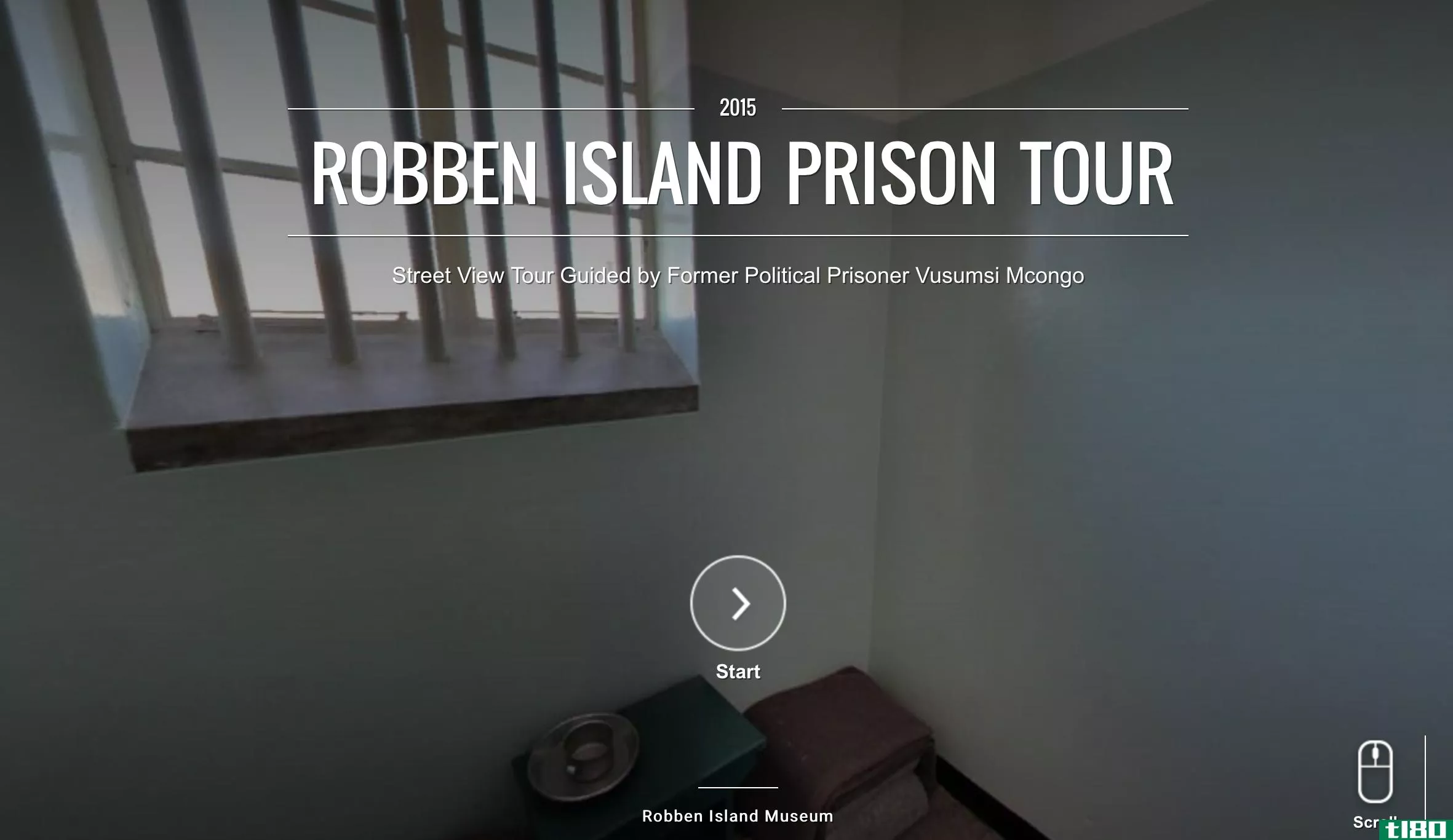 新的谷歌文化研究所展览集中在纳尔逊·曼德拉被囚禁的岛屿上