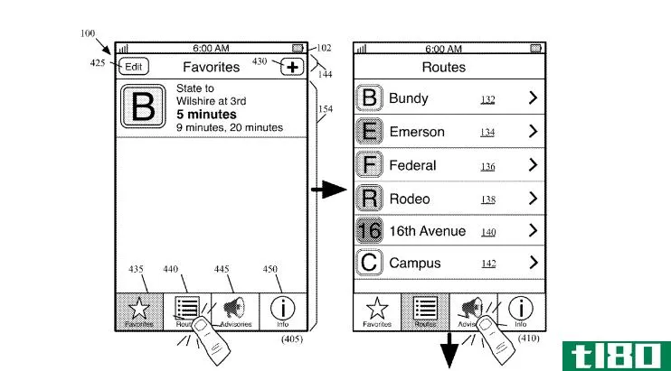 苹果专利概述了期待已久的公共交通地图工具