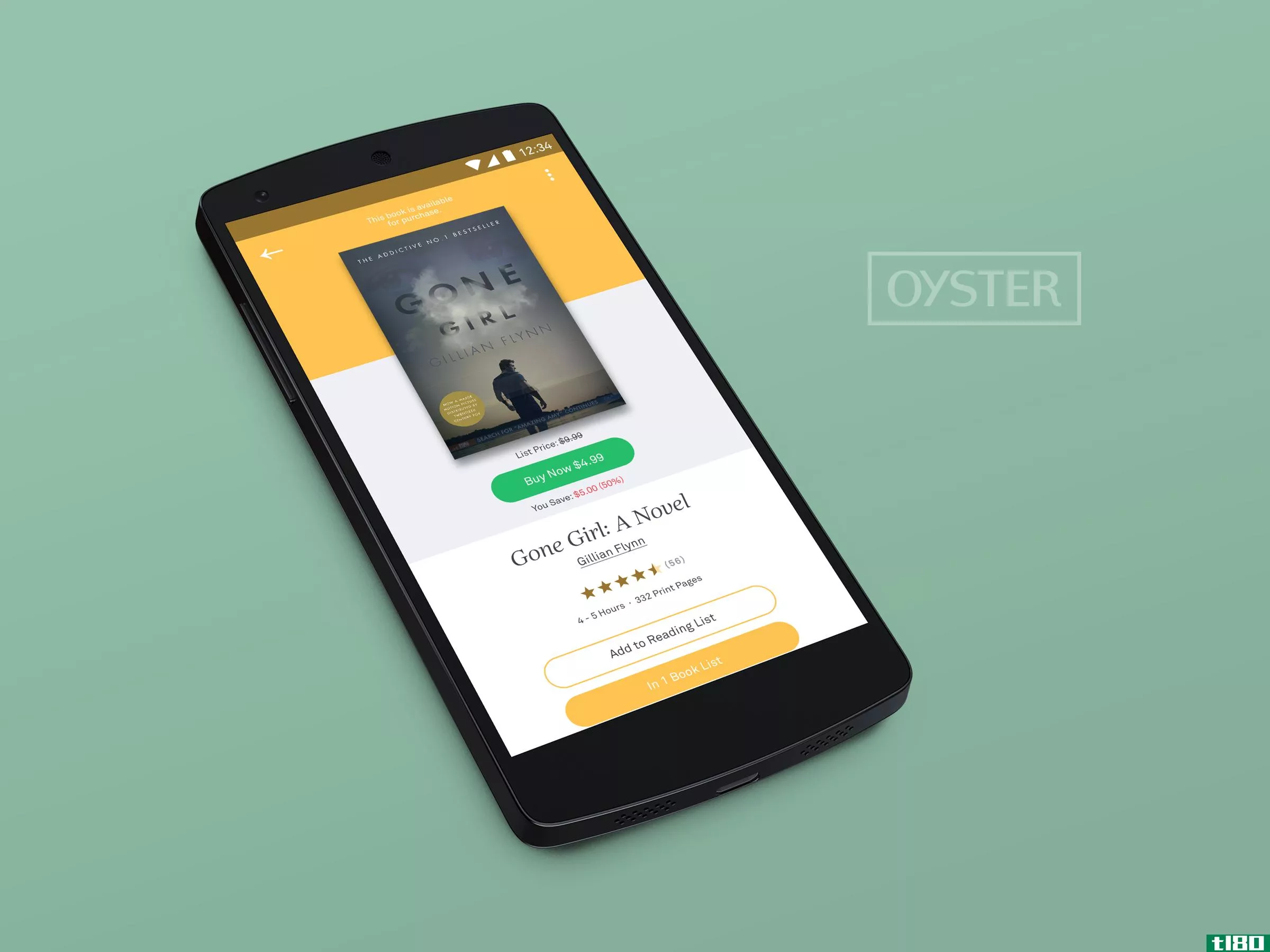 oyster的电子书订阅应用现在销售书籍