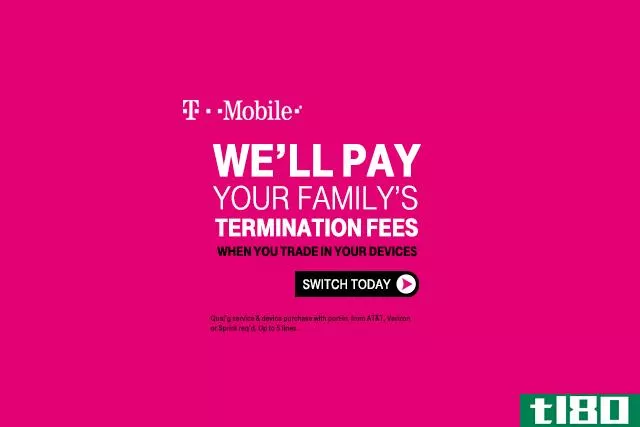 广告泄密显示，t-mobile将付费让客户改用它的服务