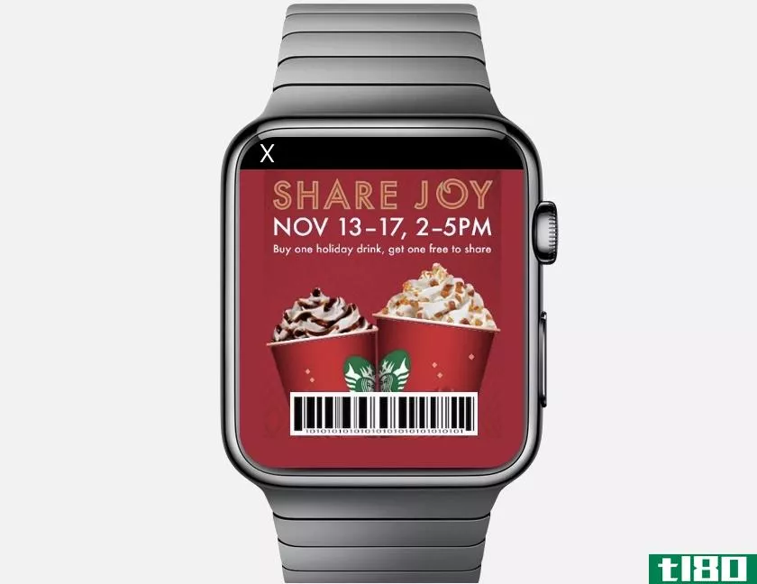 苹果手表上的广告可能就是这样的