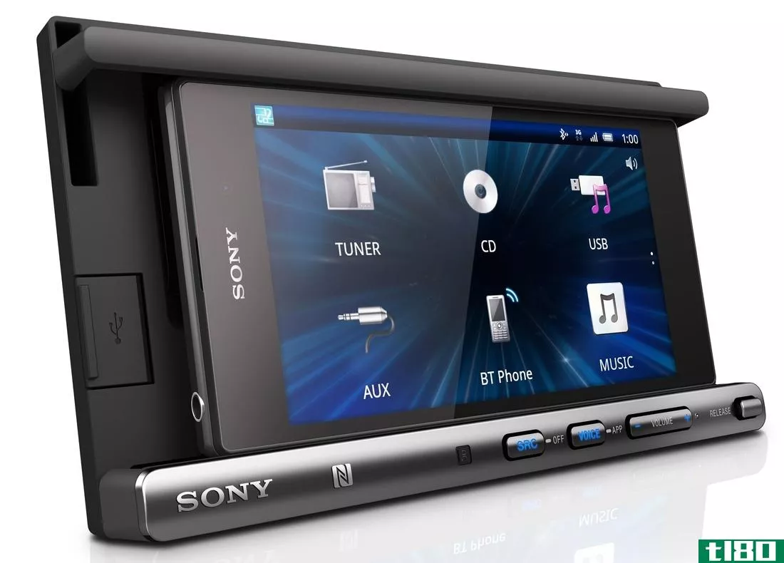 索尼的xsp-n1bt把你的智能手机变成了车内娱乐系统