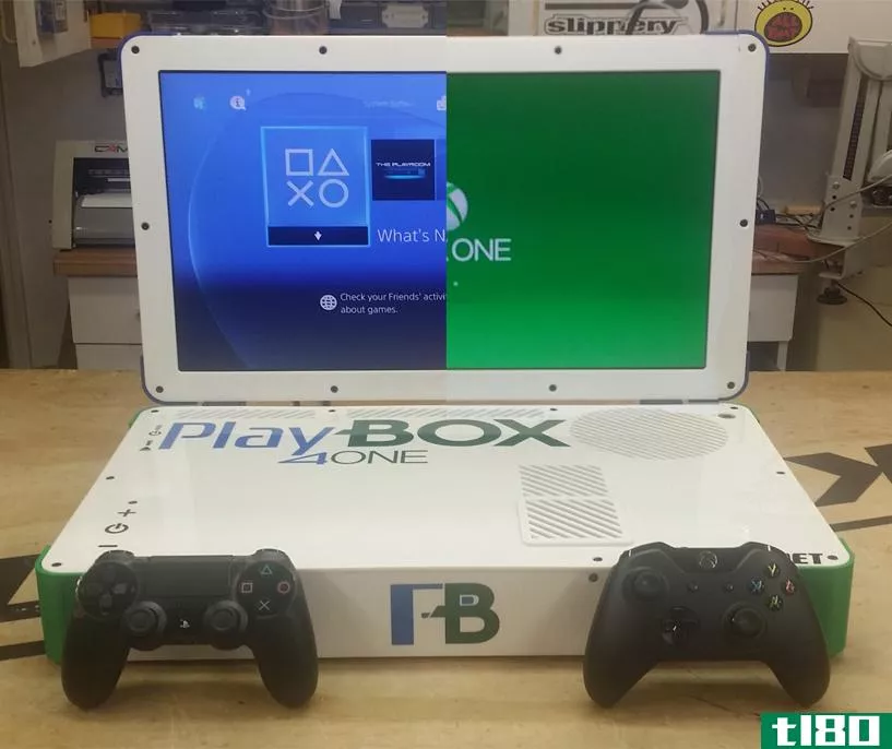 这就是xbox one/playstation 4笔记本电脑的外观