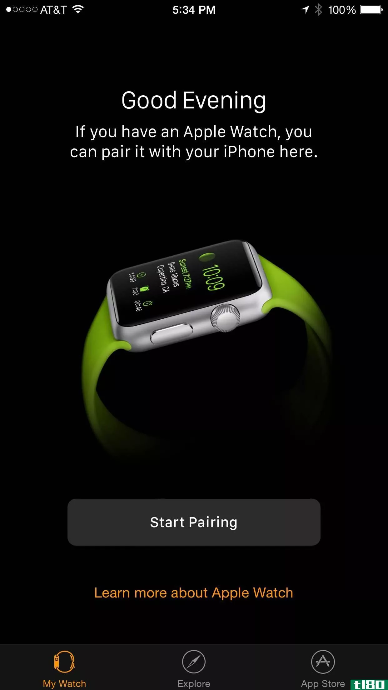 你不拥有的apple watch在你的iphone上已经有了一个应用程序