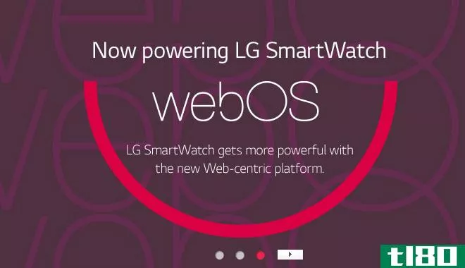 lg正在开发一款webos智能手表