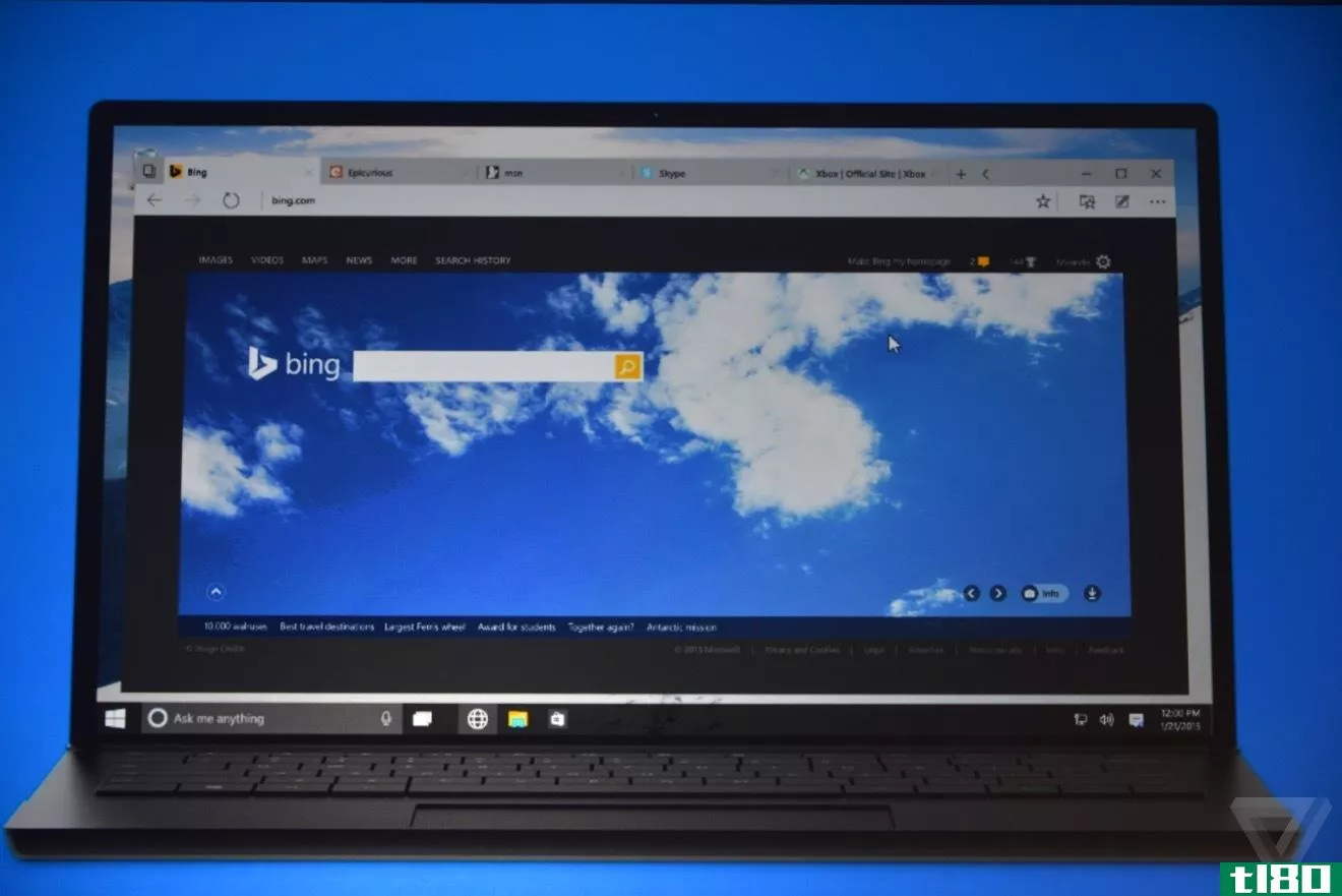 微软透露windows10将提供两种浏览器