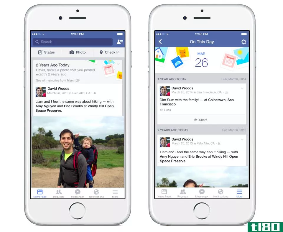 facebook正式推出“在这一天”的怀旧功能