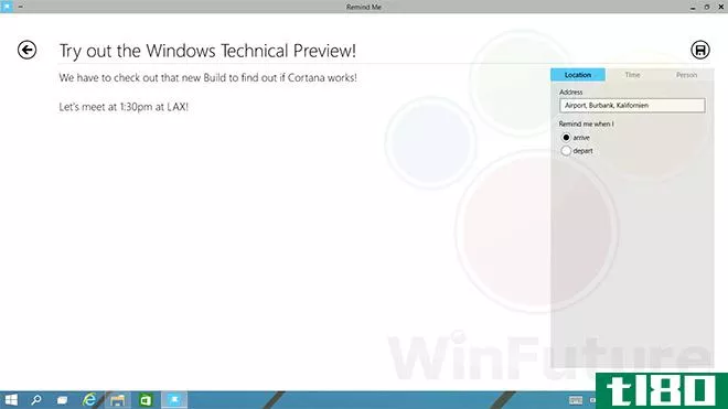 泄露的windows 9截图显示了早期版本的cortana for pc