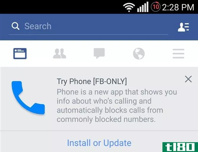 facebook正在测试一款具有高级呼叫拦截功能的android拨号程序