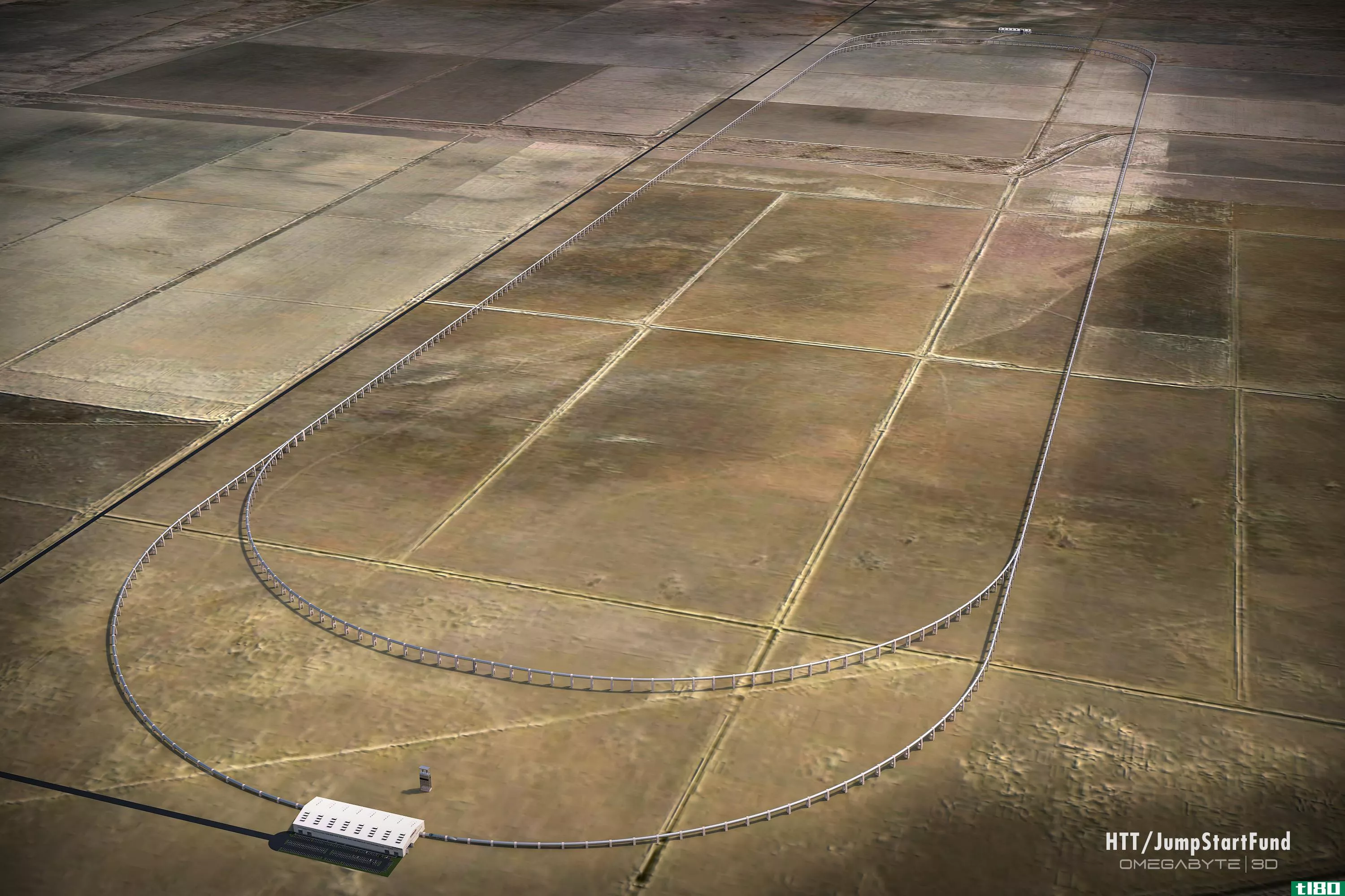 第一个全尺寸的超环线测试轨道将于明年在加利福尼亚州启动
