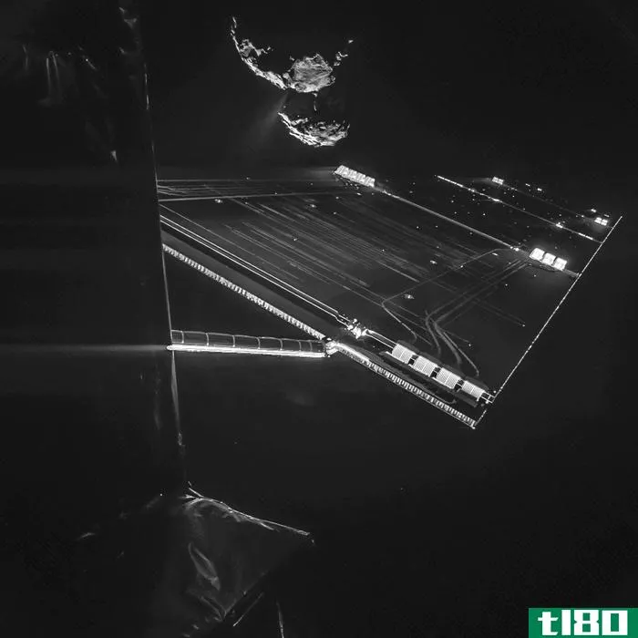罗塞塔在彗星上着陆的照片不是真的，但这张**是真的