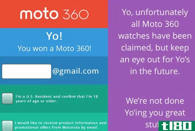 摩托罗拉和你刚刚搞砸了他们的摩托车360赠送真的很严重