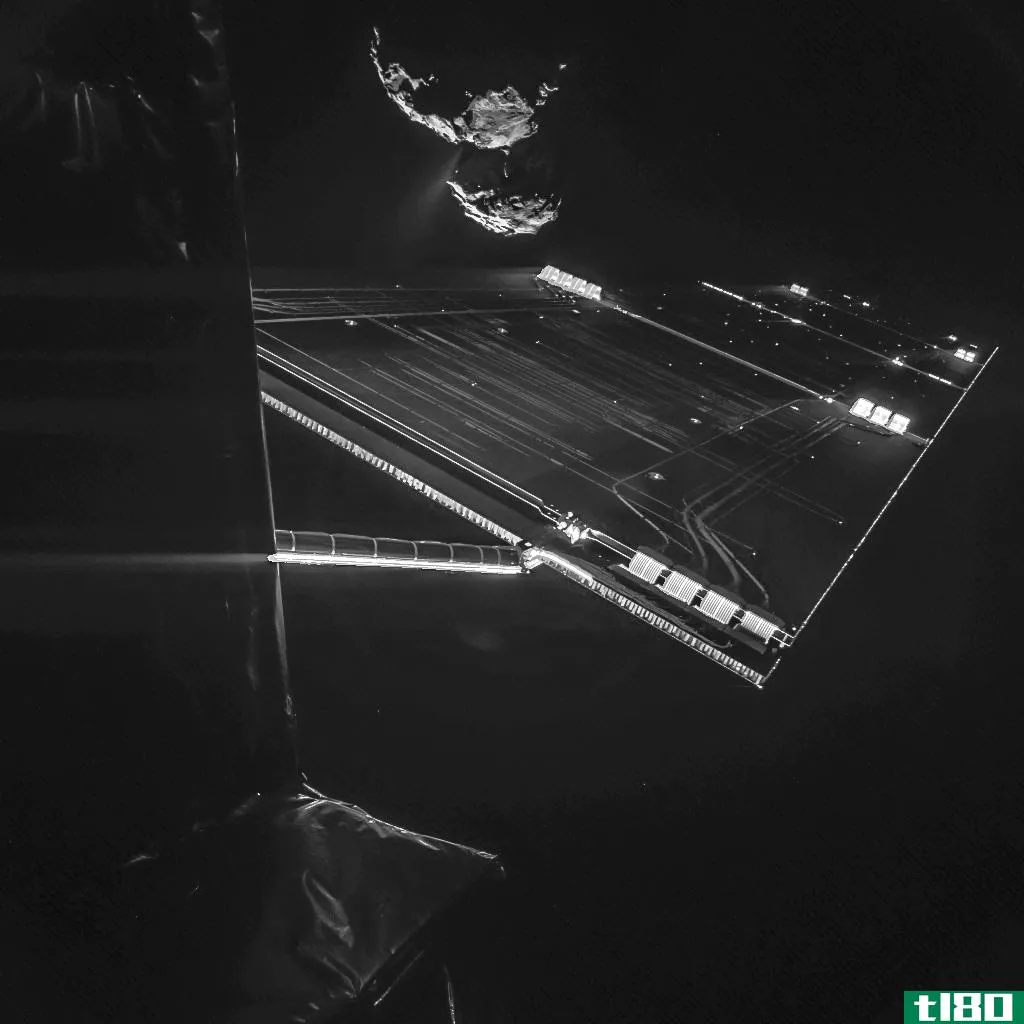 彗星67p在靠近太阳的过程中擦去了肩上的灰尘