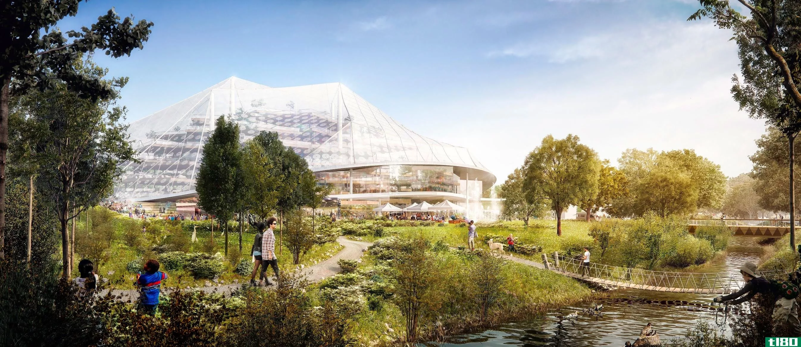 谷歌公布了在山景城建造玻璃乌托邦的计划
