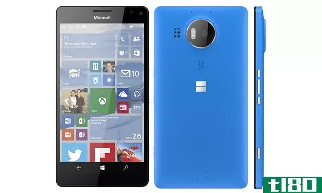 泄露的图片显示微软新的旗舰lumia**