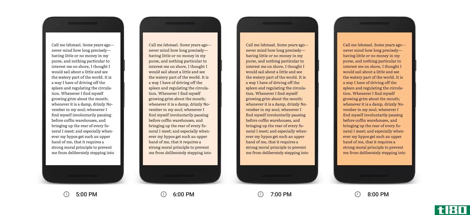谷歌PlayBooks增加了一种夜间阅读模式，让你的眼睛更轻松