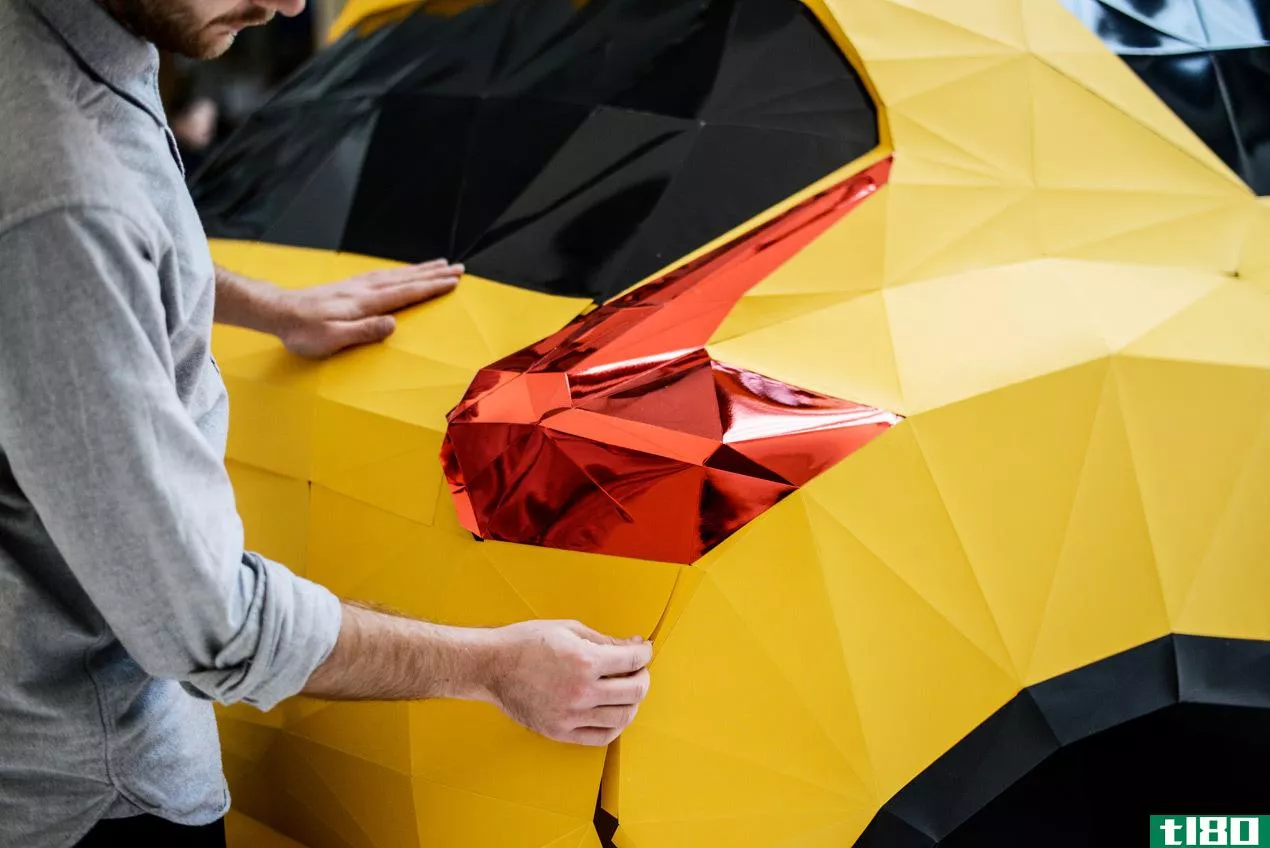 日产的折纸车看起来像是电子游戏里的东西