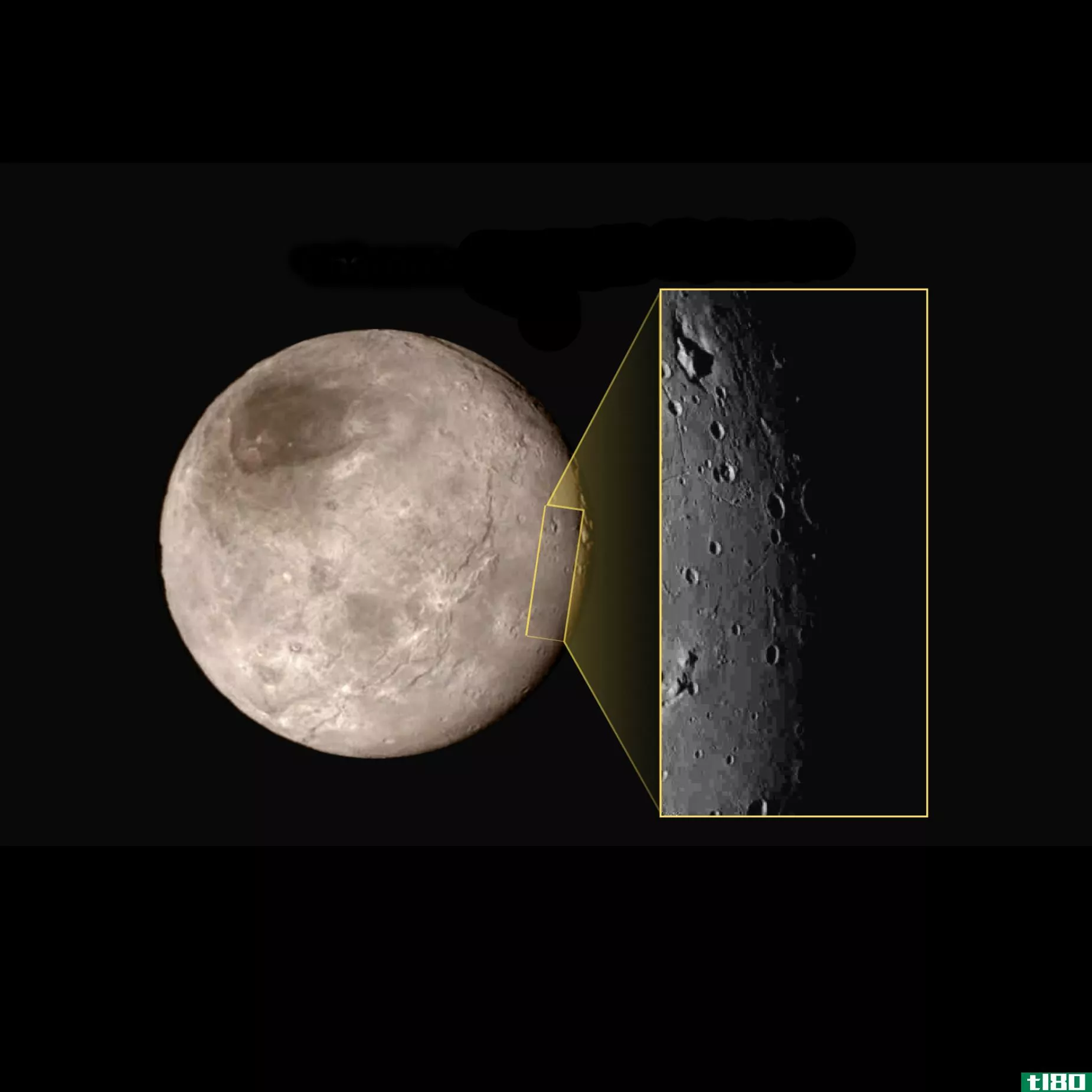 冥王星卫星查伦的高分辨率图像显示了一座奇怪的低洼山