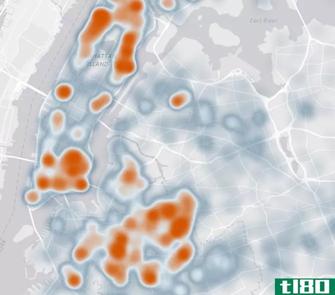 这张互动地图追踪了纽约市所有的老鼠目击事件